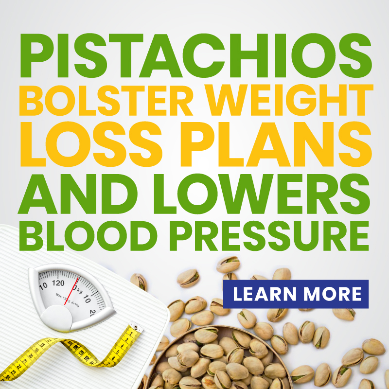 Pistachios Bolster Weight Loss