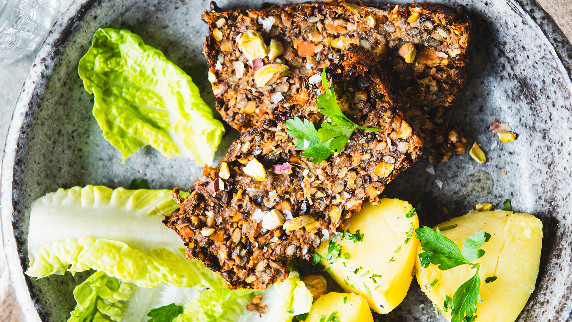 Lentil and Pistachio Roast