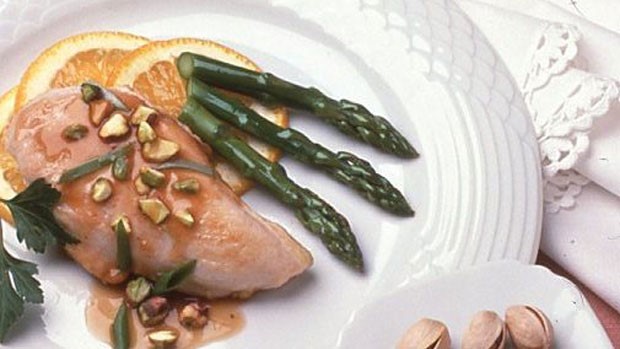 CHICKEN WITH AMERICAN PISTACHIO SAUCE