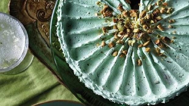 Pistachio Layer Cake | Courtesy of Sweet Paul Magazine